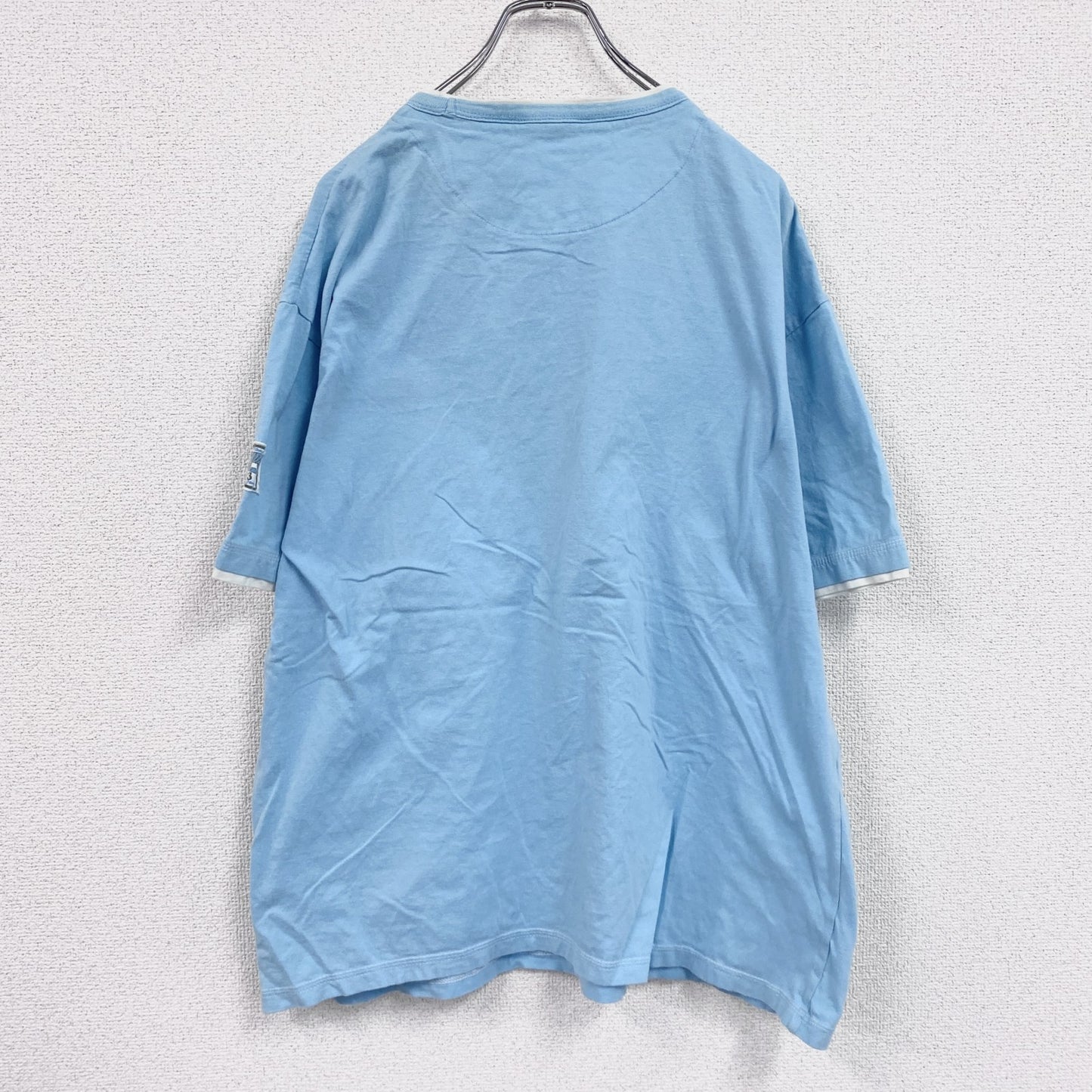 EAGLES　半袖プリントTシャツ　バンドＴ　水色　ライトブルー　2XLサイズ　