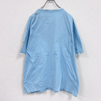 EAGLES　半袖プリントTシャツ　バンドＴ　水色　ライトブルー　2XLサイズ　