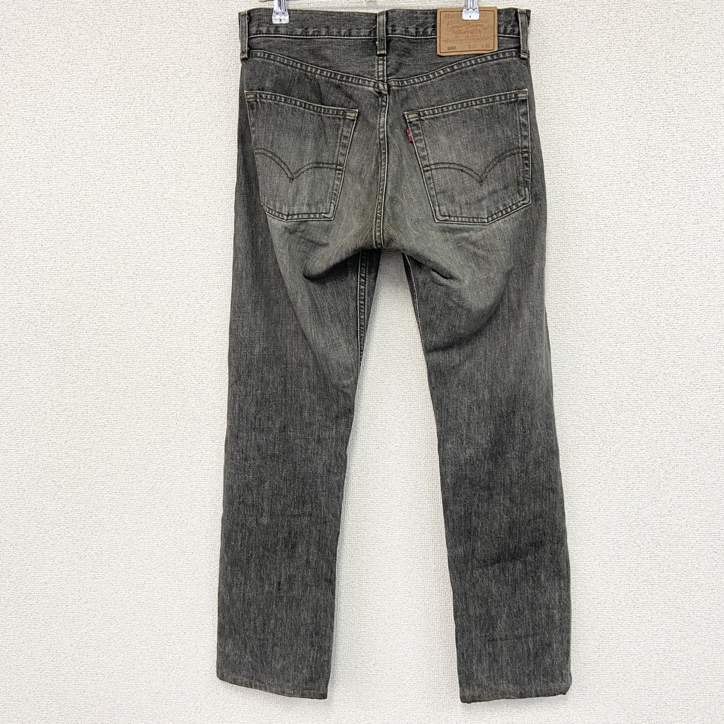 Levi’ｓ　リーバイス　505　デニムパンツ/ジーンズ　ジップフライ　黒　ブラック　W32サイズ