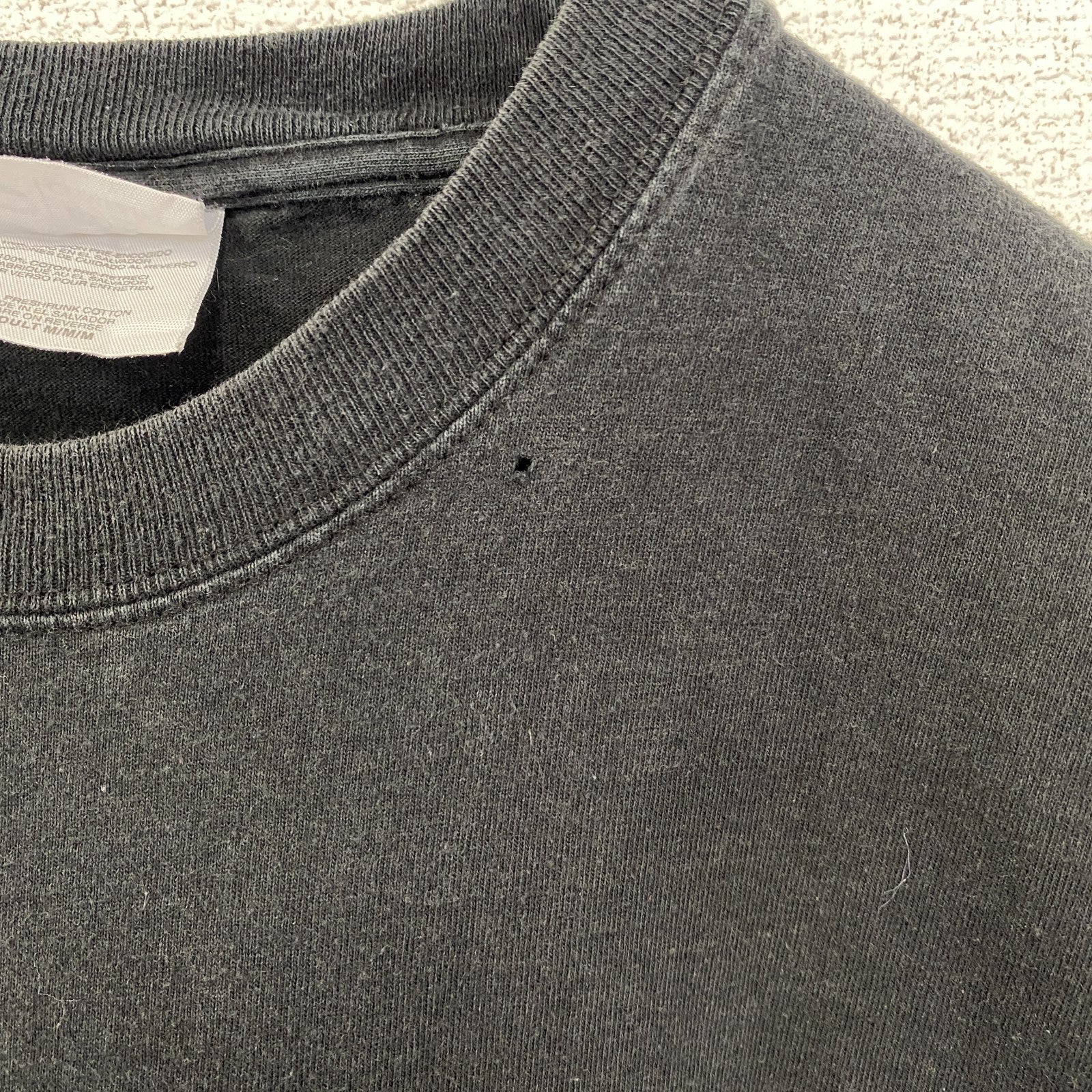 古着 used　PORT&COMPANY　半袖プリントTシャツ　DAVID JEWELRY　クルーネック　デザイン　Mサイズ