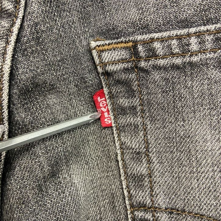 Levi’ｓ　リーバイス　505　デニムパンツ/ジーンズ　ジップフライ　黒　ブラック　W32サイズ