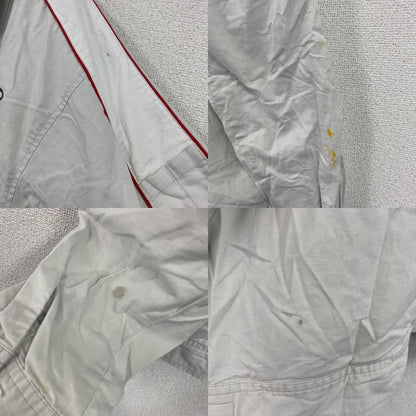 TB UNIFASHION　HINO　日野自動車　ワークジャケット　比翼仕立て　フラップポケット　白　ホワイト　4Lサイズ