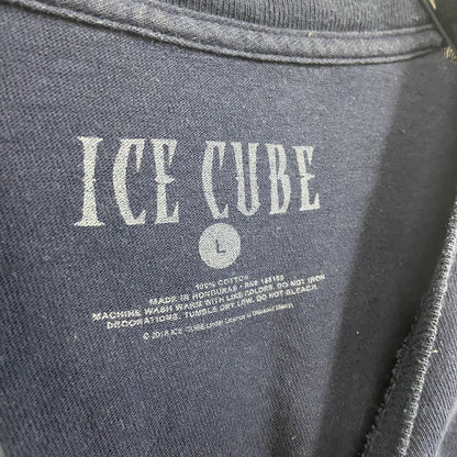 ICE CUBE　アイスキューブ　半袖プリントTシャツ　ラップT　黒　ブラック　Lサイズ