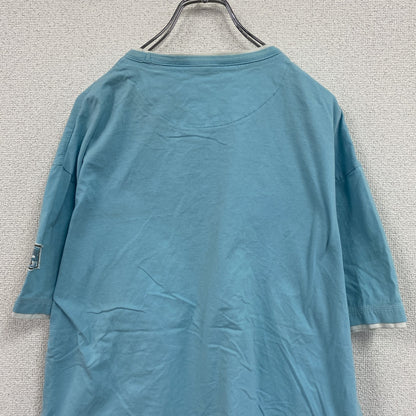 EAGLES　半袖プリントTシャツ　バンドＴ　水色　ライトブルー　2XLサイズ　