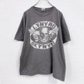 GILDAN　ギルダン　レーナードスキナード　半袖プリントTシャツ　バンドＴ　グレー　Lサイズ