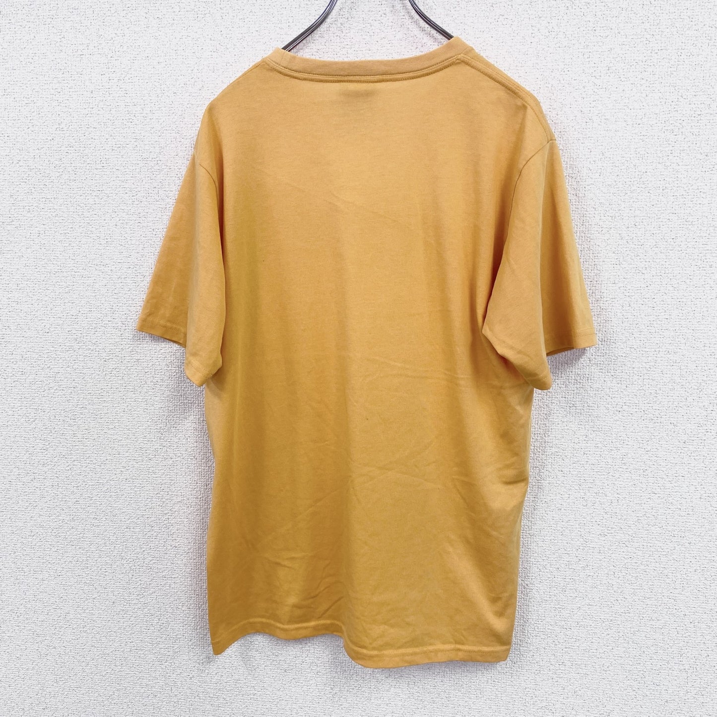 00s　NIKE　ナイキ　半袖プリントTシャツ　ヴィンテージ　スウッシュロゴ　黄　イエロー　Mサイズ