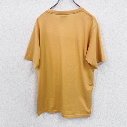 00s　NIKE　ナイキ　半袖プリントTシャツ　ヴィンテージ　スウッシュロゴ　黄　イエロー　Mサイズ