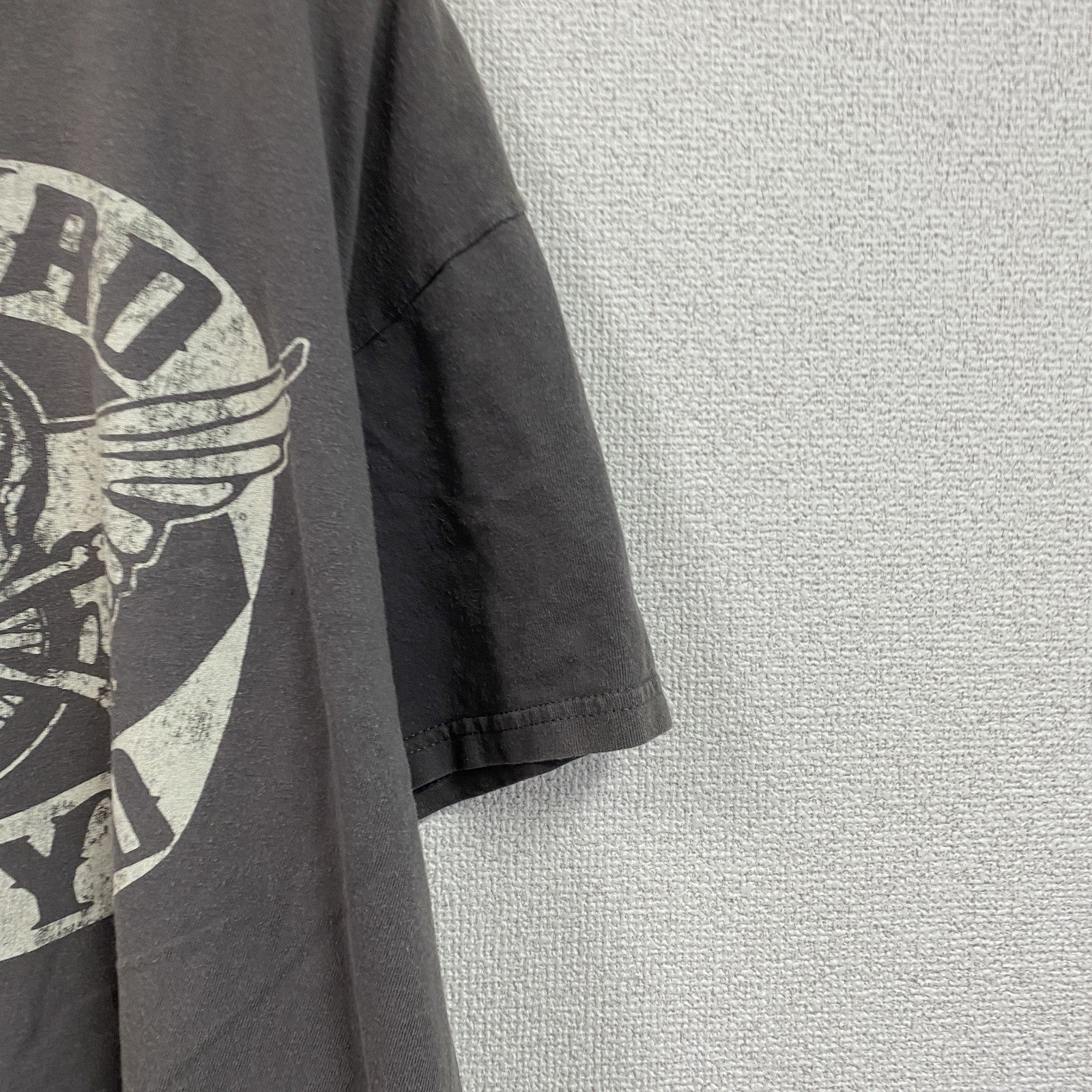 GILDAN　ギルダン　レーナードスキナード　半袖プリントTシャツ　バンドＴ　グレー　Lサイズ