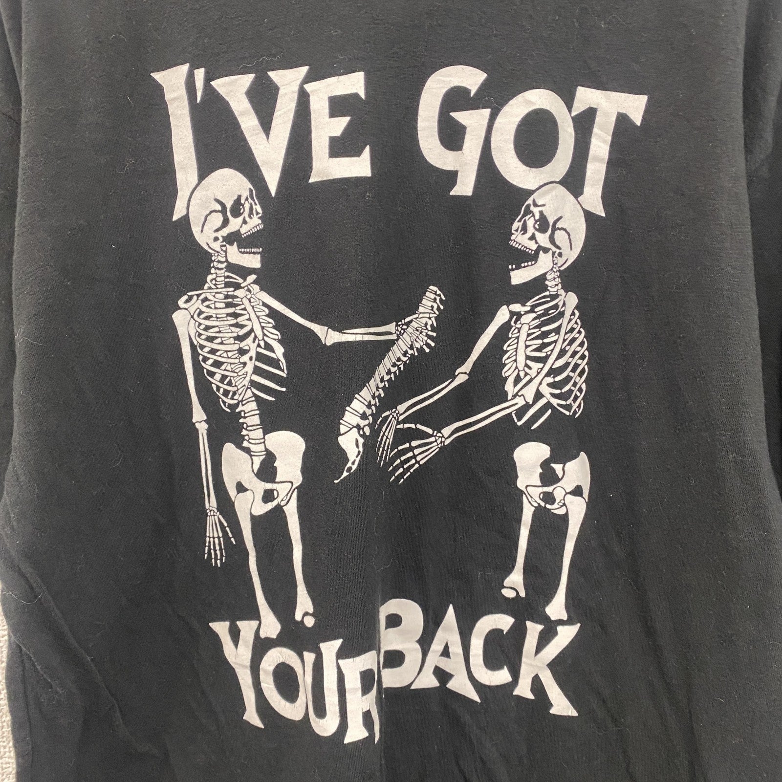 way to celebrate!HALLOWEEN　半袖プリントTシャツ　ドクロ　骸骨　黒　ブラック　Lサイズ