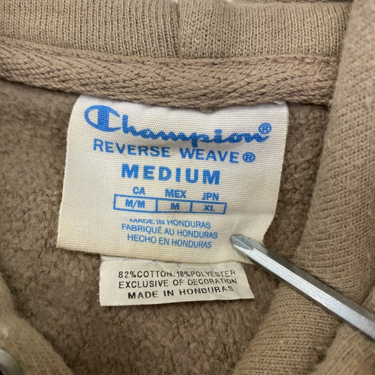 Champion　チャンピオン　リバースウィーブ　スウェットパーカー/フーディー　茶色　ブラウン　Mサイズ