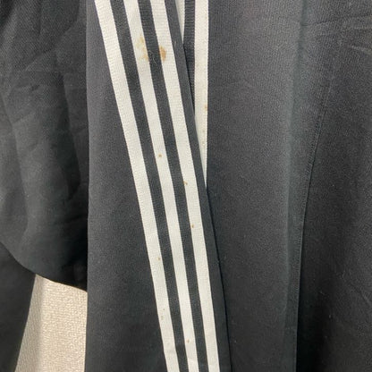 adidas　アディダス　ジャージセットアップ　トラックジャケット　トラックパンツ　黒　ブラック　Oサイズ