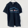 GILDAN　ギルダン　半袖企業プリントTシャツ　黒　ブラック　Lサイズ