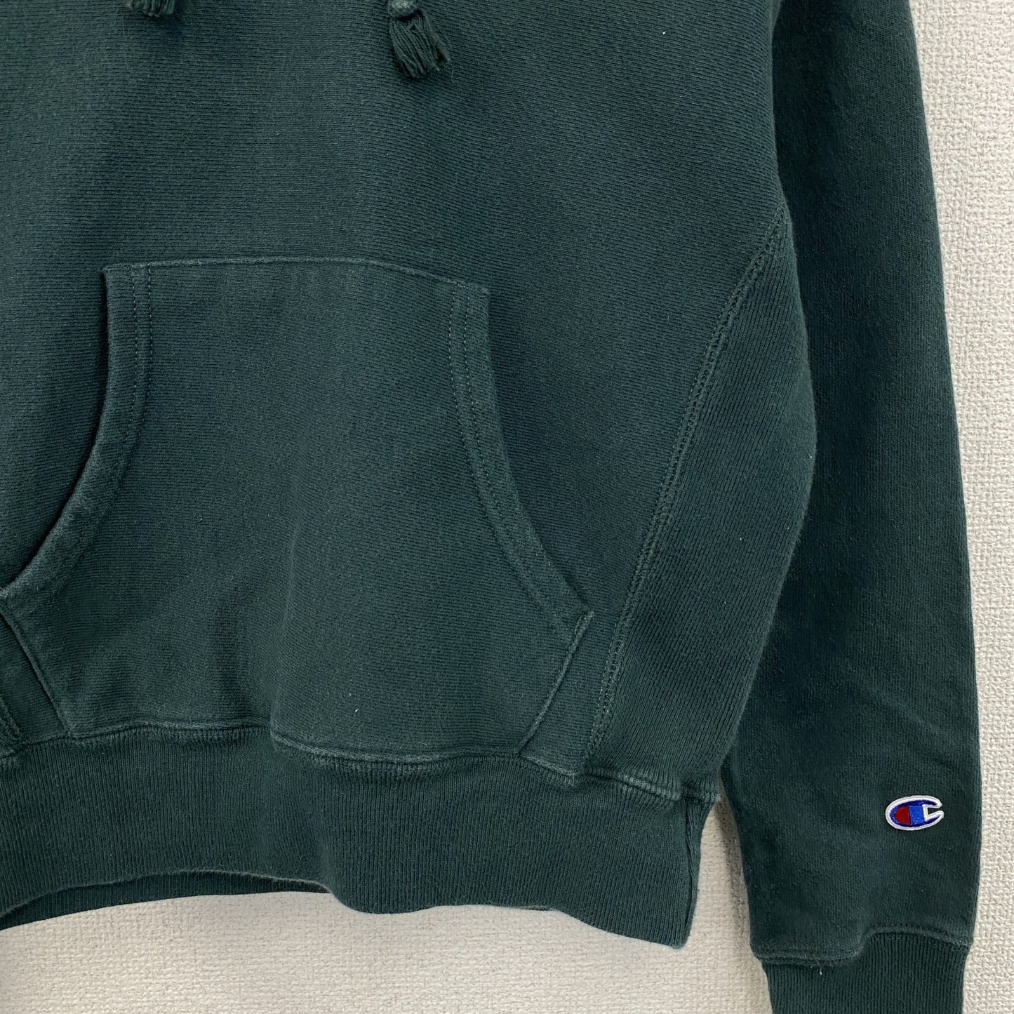 Champion　チャンピオン　リバースウィーブ　スウェットパーカー/フーディー　モスグリーン　XSサイズ