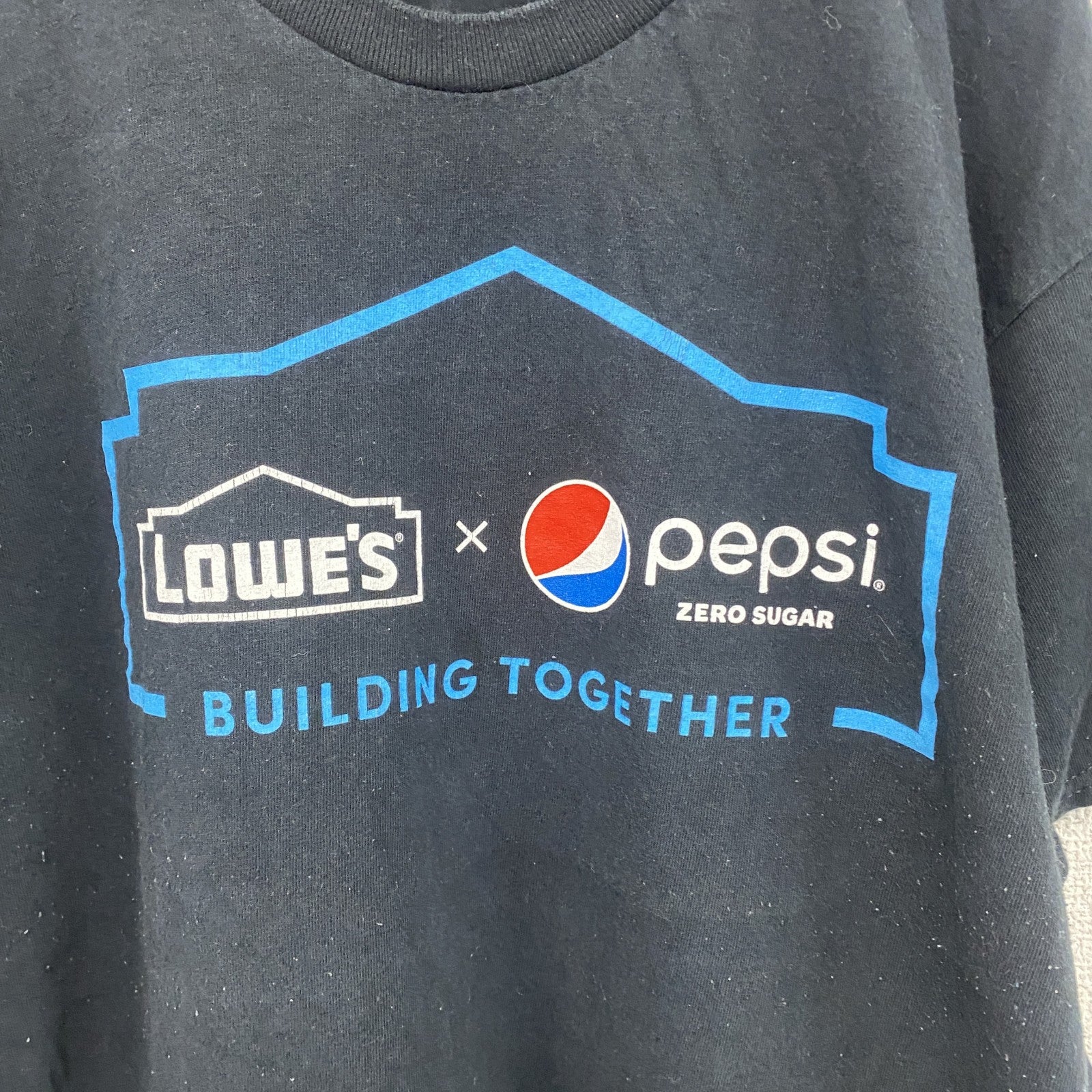 GILDAN　ギルダン　半袖企業プリントTシャツ　黒　ブラック　Lサイズ