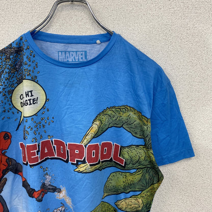 古着 used　MARVEL マーベル　半袖デザインTシャツ　DEADPOOL デッドプール　アメコミ　Mサイズ