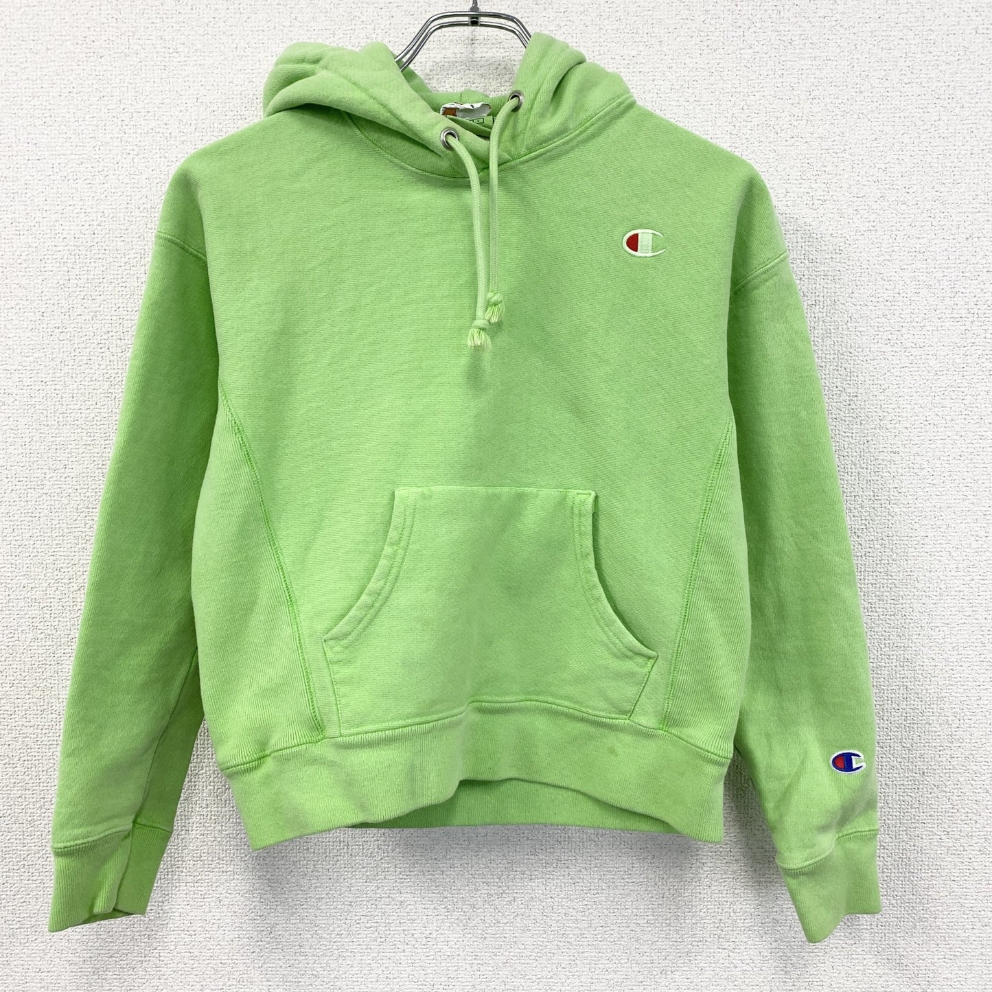 Champion　チャンピオン　リバースウィーブ　スウェットパーカー/フーディー　ライトグリーン　Sサイズ