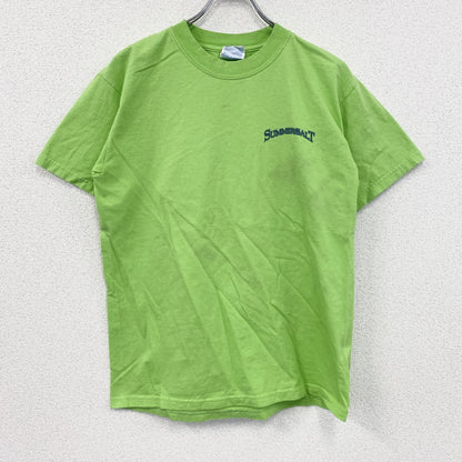 GILDAN　ギルダン　半袖プリントTシャツ　胸ポケット　黄緑　ライトグリーン　Mサイズ