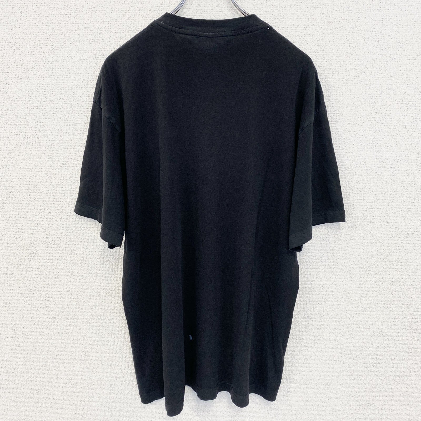 古着 used　BLAKLADER　半袖プリントTシャツ　クルーネック　黒　ブラック　ビックシルエット　XLサイズ
