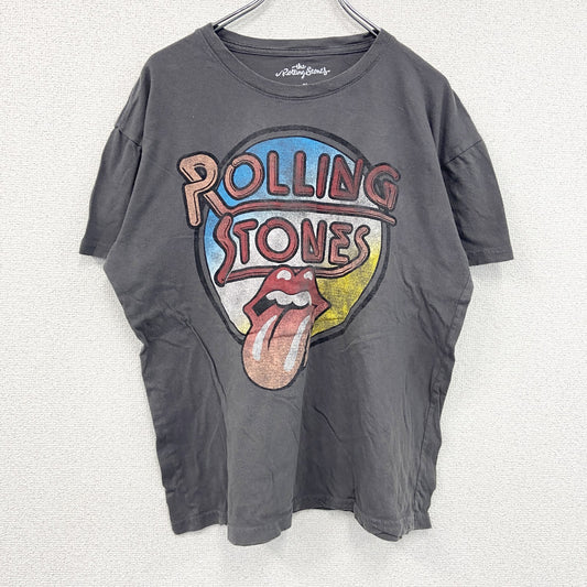 The Rolling Stones　ローリングストーンズ　半袖プリントTシャツ　バンドT　灰色　グレー　XLサイズ