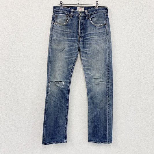 Levi’s　リーバイス　501　デニムパンツ/ジーンズ　縦落ち　鬼ヒゲ　ボタンフライ　インディゴ　W31サイズ
