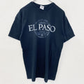 古着 used　GILDAN ギルダン　半袖プリントTシャツ　EL PASO エル・パソ　黒　ブラック　Mサイズ