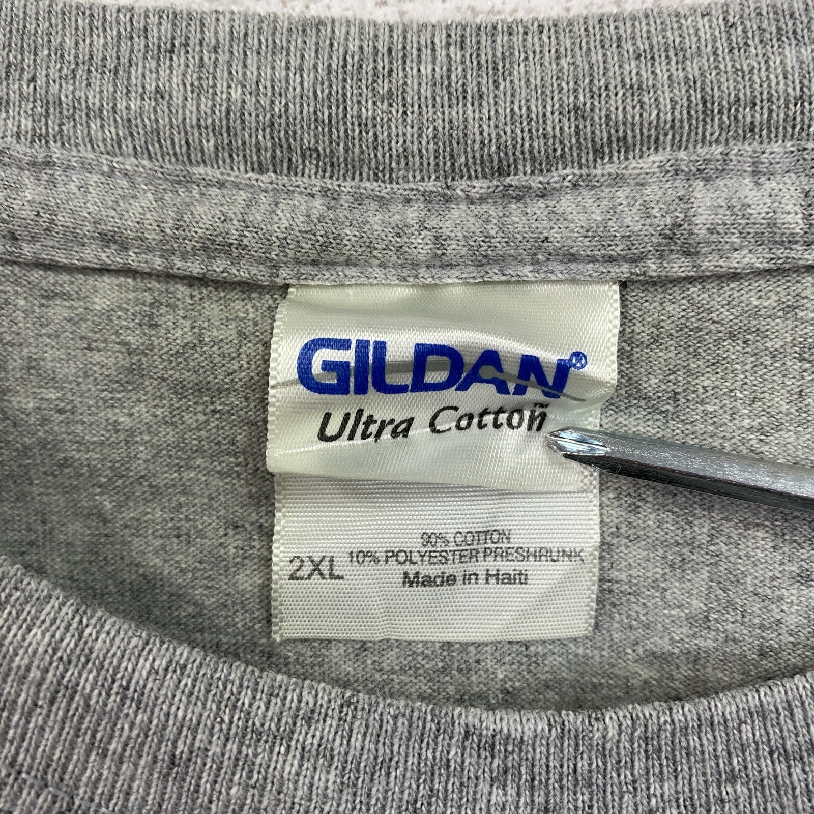 GILDAN　ギルダン　S.O.B　半袖プリントTシャツ　バンドT　グレー　2XLサイズ