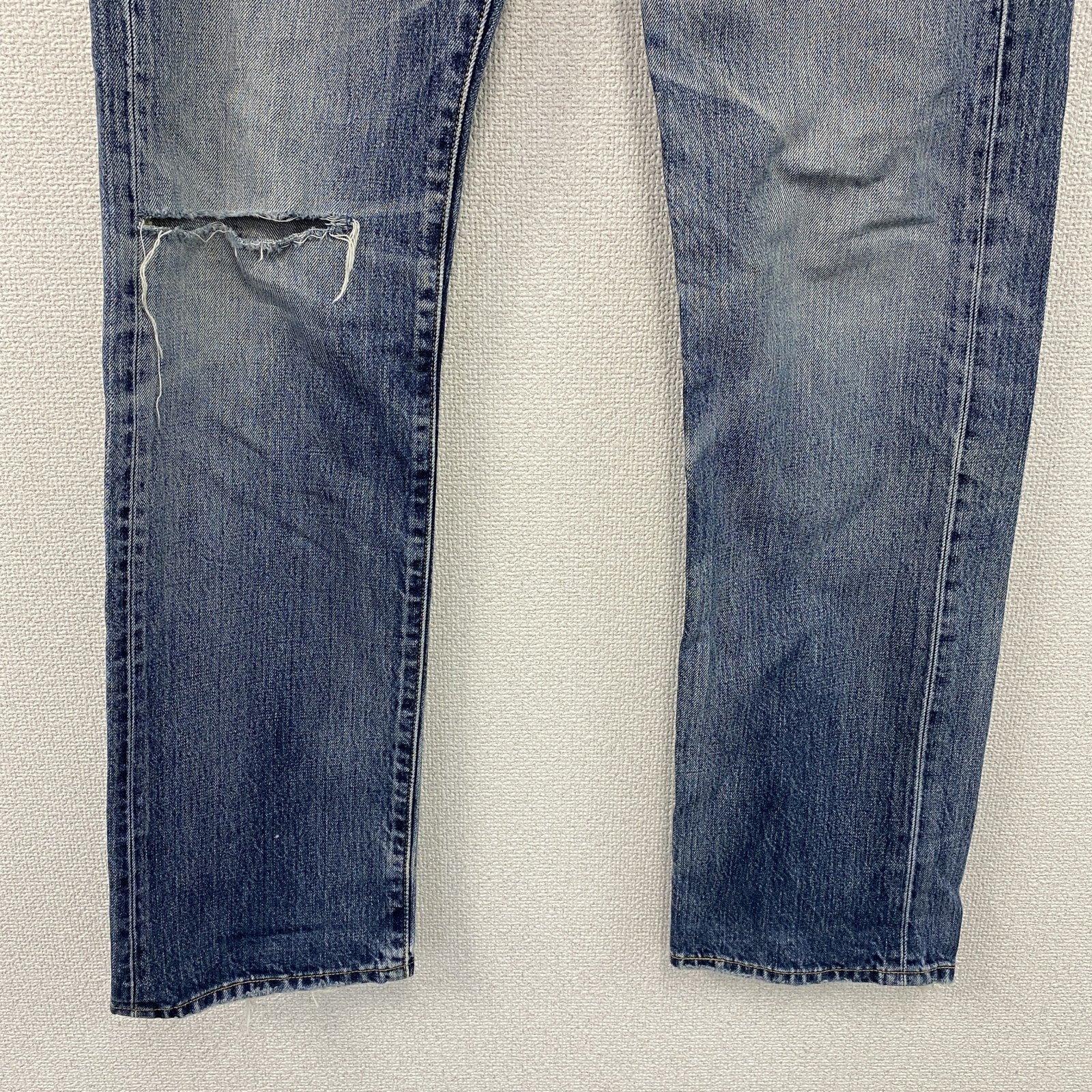 Levi’s　リーバイス　501　デニムパンツ/ジーンズ　縦落ち　鬼ヒゲ　ボタンフライ　インディゴ　W31サイズ