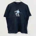 bossini　半袖プリントTシャツ　黒　ブラック　Lサイズ