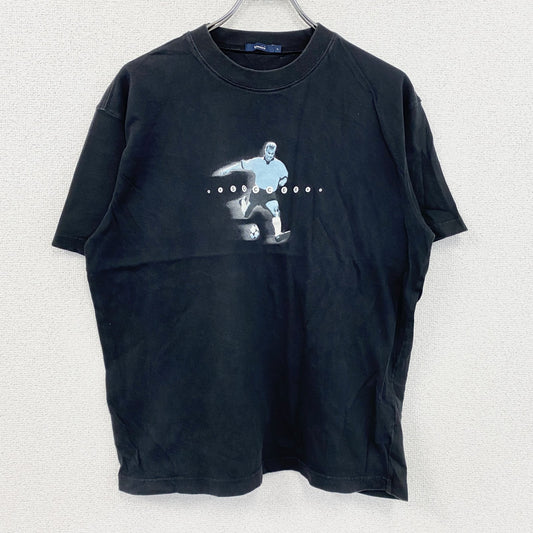 bossini　半袖プリントTシャツ　黒　ブラック　Lサイズ