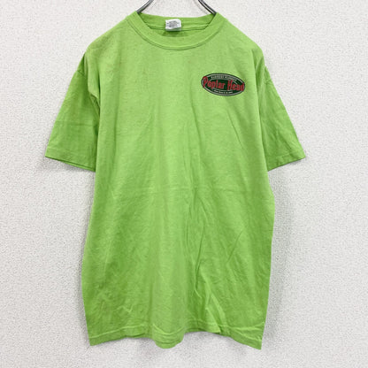 GILDAN　ギルダン　半袖プリントTシャツ　黄緑　ライトグリーン　Mサイズ　古着