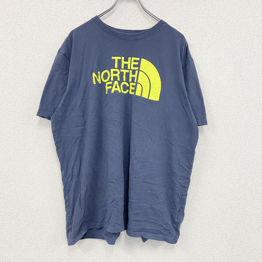THE NORTH FACE　ザ・ノースフェイス　半袖プリントTシャツ　紺　ネイビー　XLサイズ