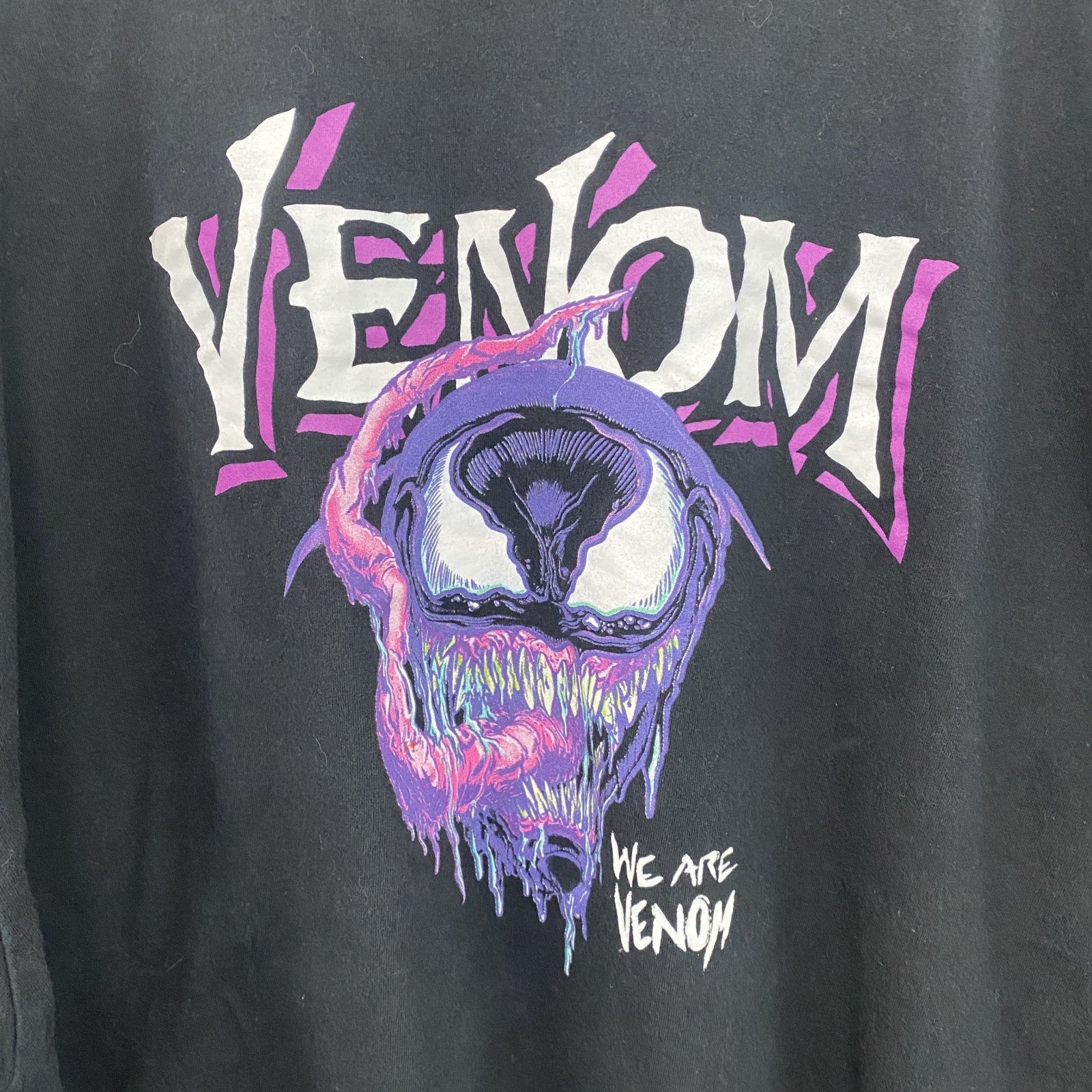 MARVEL　マーベル　半袖プリントTシャツ　キャラクターT　VENOM　ヴェノム　黒　ブラック　3XLサイズ