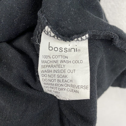 bossini　半袖プリントTシャツ　黒　ブラック　Lサイズ