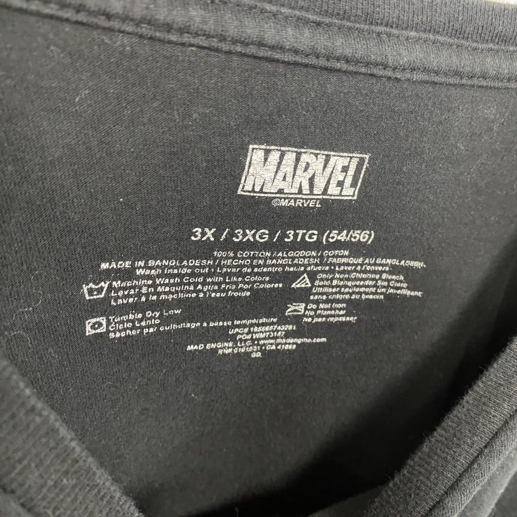 MARVEL　マーベル　半袖プリントTシャツ　キャラクターT　VENOM　ヴェノム　黒　ブラック　3XLサイズ