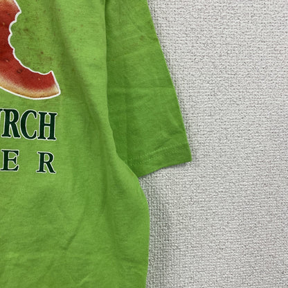 GILDAN　ギルダン　半袖プリントTシャツ　黄緑　ライトグリーン　Mサイズ　古着