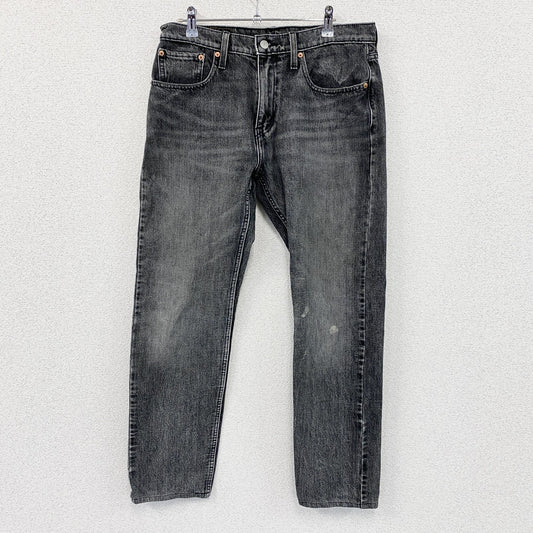 Levi’s　リーバイス　502　ブラックデニムパンツ/ジーンズ　ジップフライ　縦落ち　黒　ブラック　W32サイズ