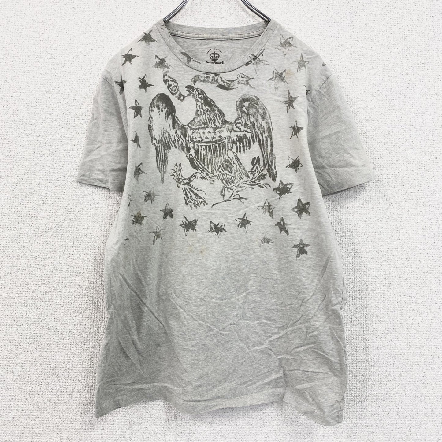Polo Jeans Company　ポロジーンズカンパニー　半袖プリントTシャツ　グレー　Mサイズ