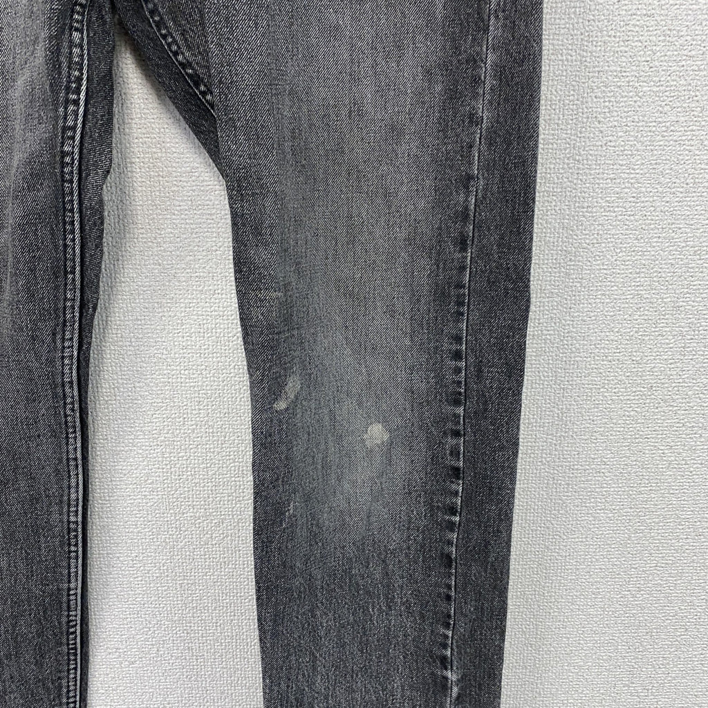 Levi’s　リーバイス　502　ブラックデニムパンツ/ジーンズ　ジップフライ　縦落ち　黒　ブラック　W32サイズ