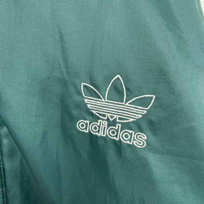 adidas　アディダス　ナイロンジャケット　ベンチコート　緑　グリーン　Sサイズ