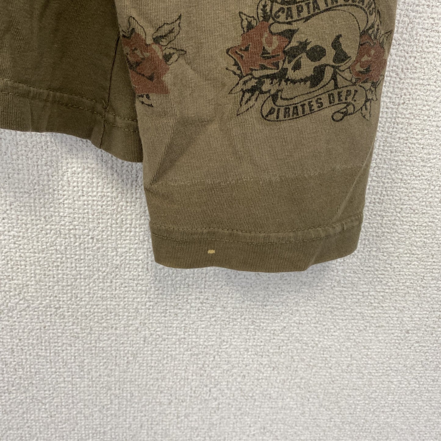 古着 used　長袖総柄プリントTシャツ　ロングスリーブTシャツ　デザインプリント　個性的　Lサイズ