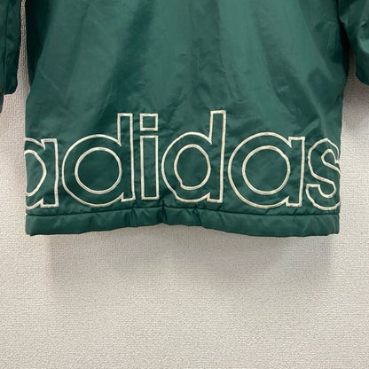 adidas　アディダス　ナイロンジャケット　ベンチコート　緑　グリーン　Sサイズ