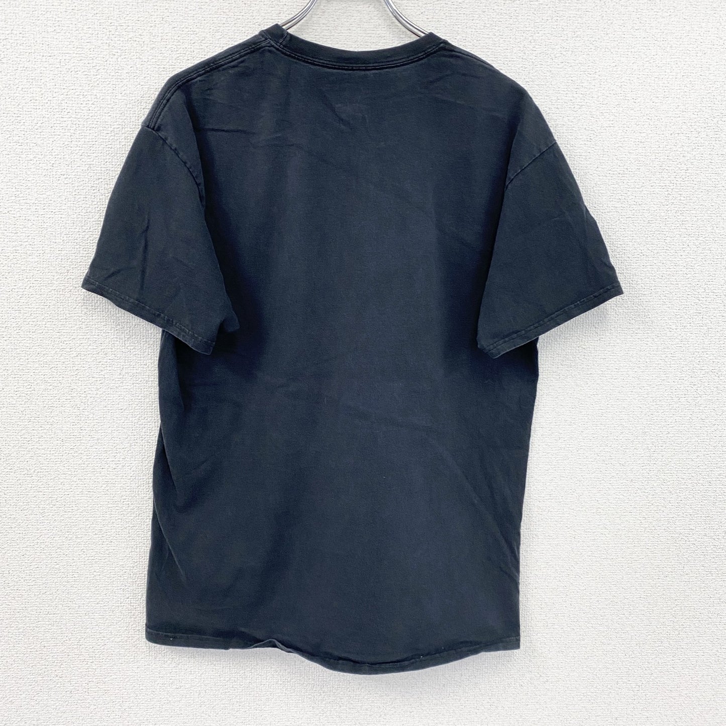 Hanes　ヘインズ　半袖プリントTシャツ　黒　ブラック　Lサイズ