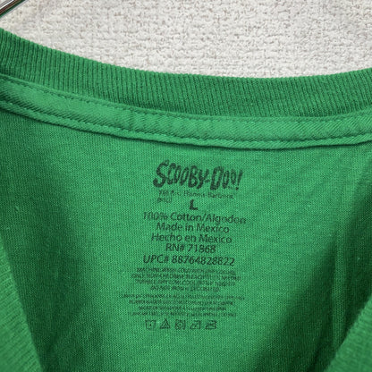 SCOOBY-DOO　スクービードゥー　半袖プリントTシャツ　キャラクター　緑　グリーン　Lサイズ