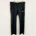 adidas　アディダス　トラックパンツ/ジャージパンツ　黒　ブラック　Lサイズ