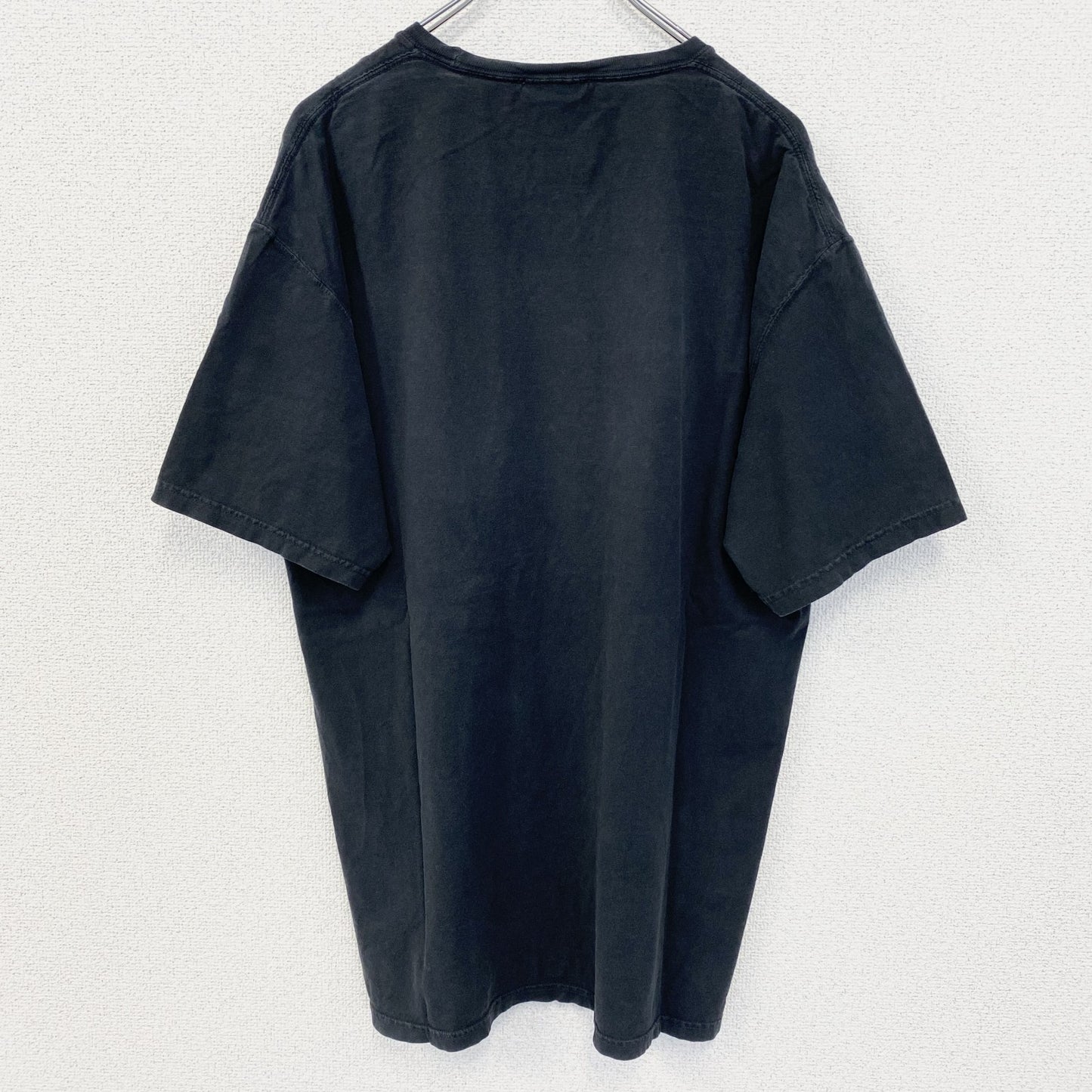 古着 used　COMFORTWASH　半袖プリントTシャツ　VB　SOCCER　サッカー　シンプルデザイン　黒　Lサイズ