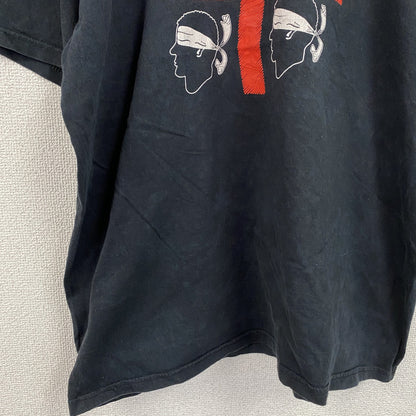 FRUIT OF THE LOOM　フルーツオブザルーム　半袖プリントTシャツ　黒　ブラック　XLサイズ