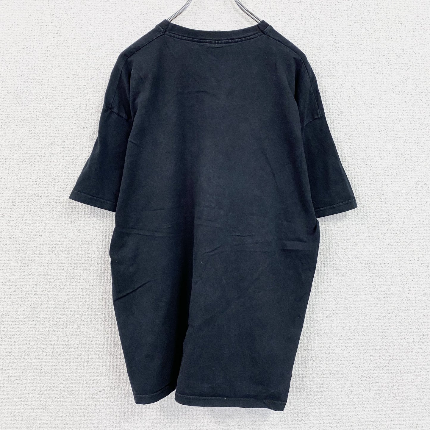 FRUIT OF THE LOOM　フルーツオブザルーム　半袖プリントTシャツ　黒　ブラック　XLサイズ