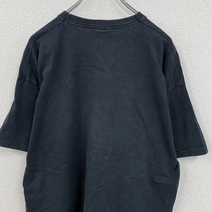 FRUIT OF THE LOOM　フルーツオブザルーム　半袖プリントTシャツ　黒　ブラック　XLサイズ