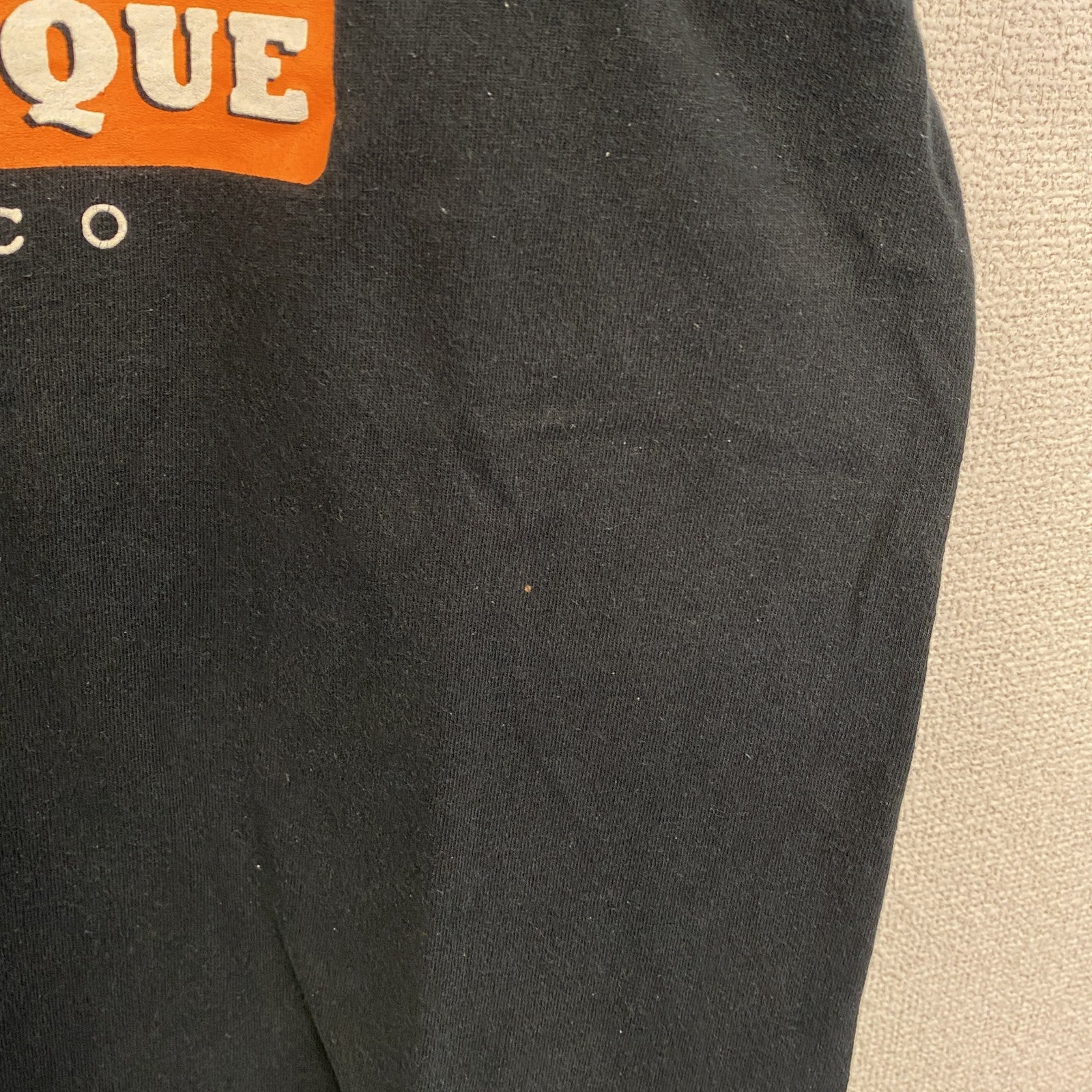 古着 used　GLDAN ギルダン　半袖グラフィックプリントTシャツ　クルーネック　黒　ブラック　Lサイズ