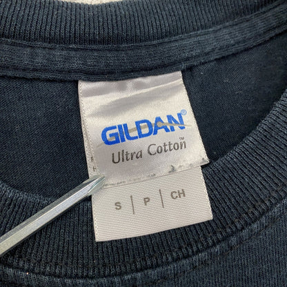 GILDAN　ギルダン　半袖プリントTシャツ　黒　ブラック　Sサイズ
